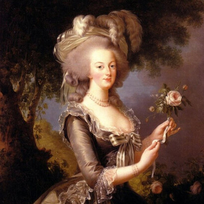 O mangá revolucionário de Riyoko Ikeda apresenta temas como identidade, lealdade e transformações sociais de forma sensível e envolvente, tornando-o atemporal. 
 Maria Antonieta com a Rosa, pinatdo por Élisabeth Louise Vigée Le Brun, 1783  