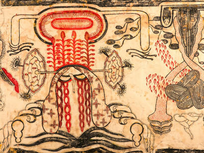 Simone Pellegrini, Andante causato, 108x207 cm, 2017