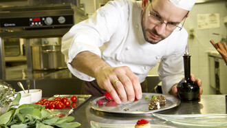 Lo chef stellato Luca Veritti