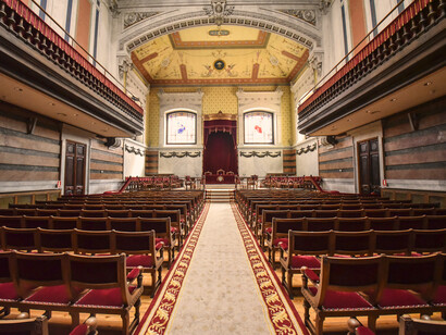 Interior del edificio de la Real Academia Española, Madrid