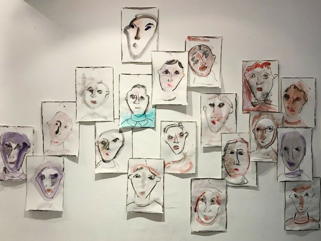 The Glass Facade, Exhibition view. Courtesy of Blue Lotus Gallery
