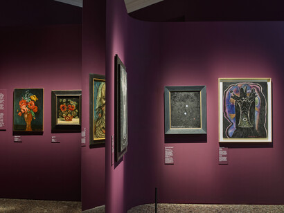 Francis Picabia, Aprire le porte della notte, exhibition view. Courtesy of Palazzo Reale