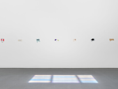 Spencer Finch, Balboa of house and garden, exhibition view. Courtesy of Lisson Gallery