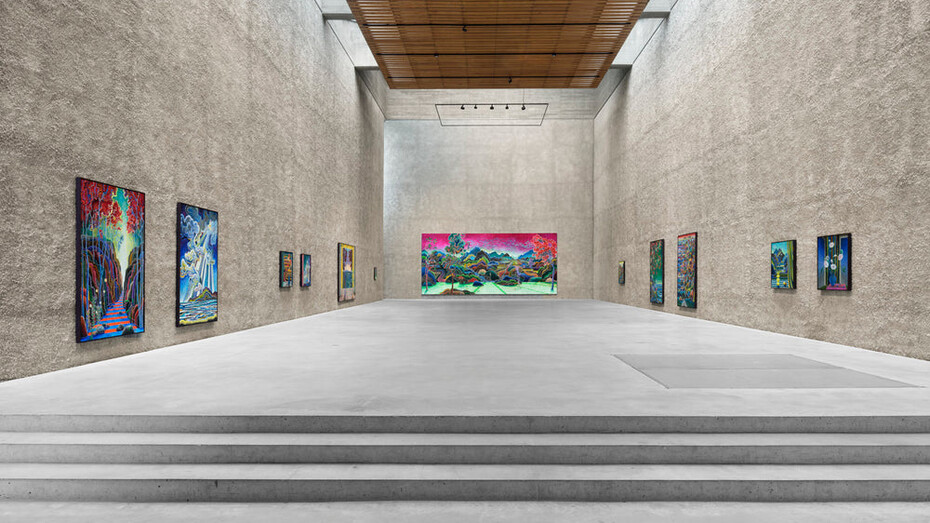 Christian Achenbach, Echotropia, exhibition view. Courtesy of König Galerie