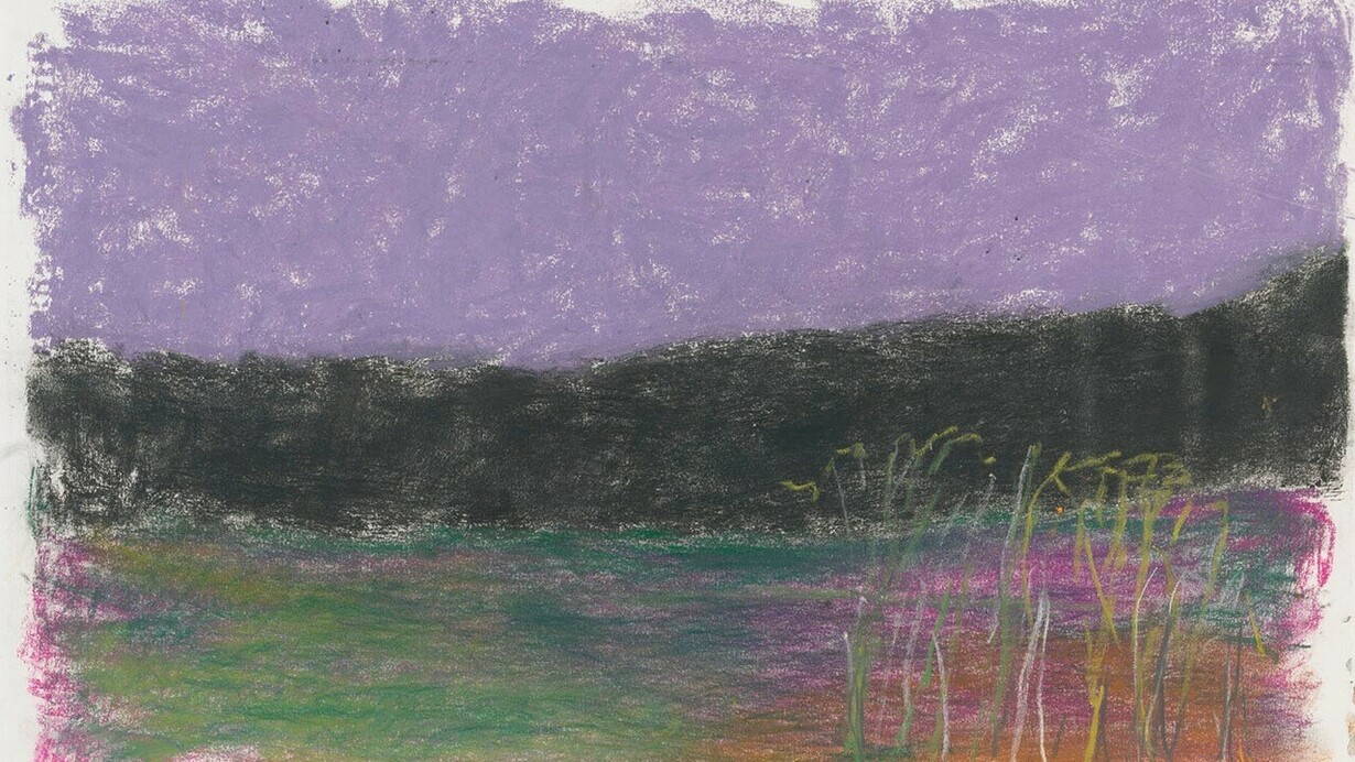 
Wolf Kahn,
Near Edge of Woods, 2015 
Pastel on paper 
15 x 22 inches
