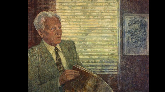 Victoria Crowe
Callum Macdonald, 1912 - 1999. Printer and publisher © Victoria Crowe.