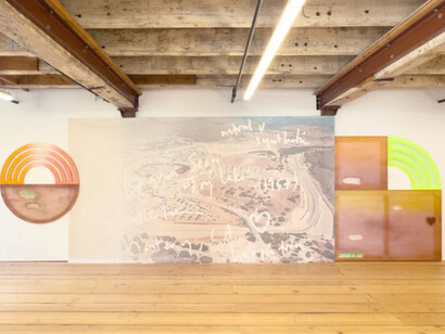 Wendy White, Laguna seca, exhibition view. Courtesy of Gaa Gallery