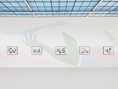 Frauke Dannert, Doppelgänger, exhibition view. Courtesy of Galerie Kandlhofer. Photo by Manuel Carreon Lopez