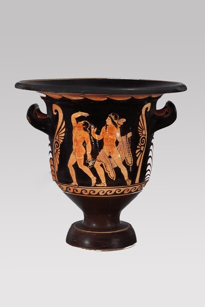 Cratere in terracotta, 450- 400 a.C., Grecia