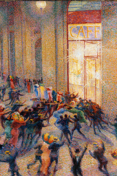 Umberto Boccioni. Rissa in galleria