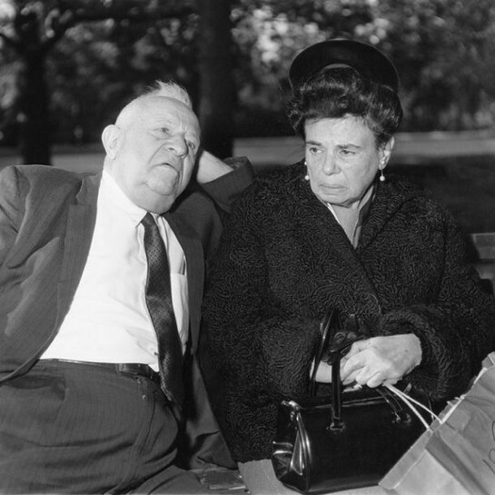 Diane Arbus, Elderly couple on a park bench, N.Y.C. 1969 © The Estate of Diane Arbus