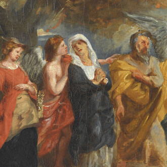 Eugène Delacroix, La fuite de Loth. Courtesy of Musée national Eugène-Delacroix