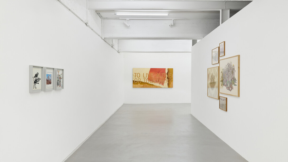 Various artists, Né qui, né altrove. On domestication, exhibition view. Courtesy of ArtNoble Gallery 