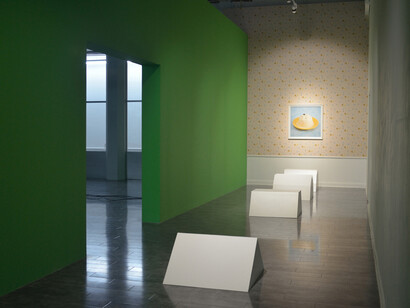 Nadim Abbas, Blancmange, n ways, 2016.
Mixed media installation. Dimensions variable.
Image courtesy of the artist and Antenna Space.