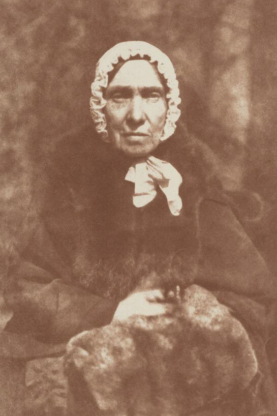 Robert Adamson & David Octavius Hill
Mrs Isabella (Burns) Begg, 1771 - 1858. Youngest sister of Robert Burns 