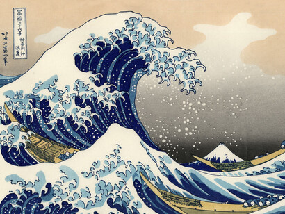 'La grande onda di Kanagawa' di Katsushita Hokusai