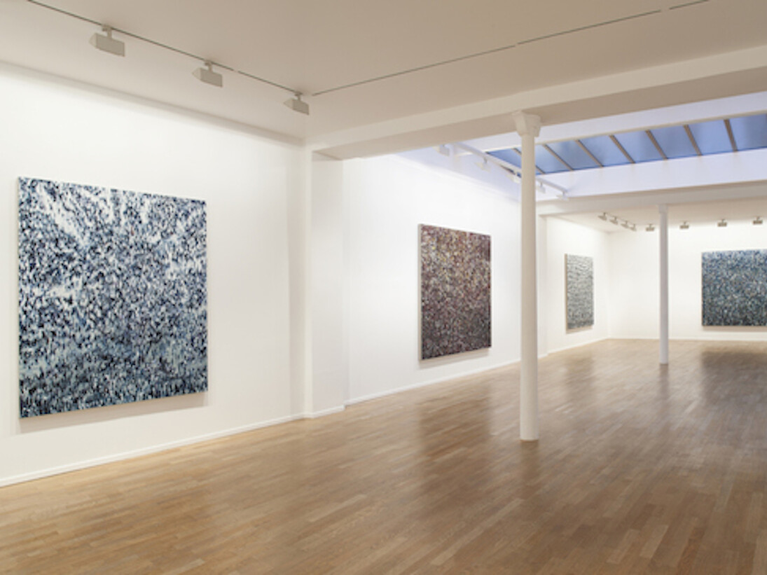 Philippe Cognée, Exhibition view. Courtesy of Galerie Templon