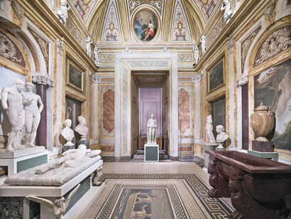 Candida Höfer, Villa Borghese Roma X, 2012, Lightjet print, 180 x 190 cm (70 7/8 x 74 3/4 in.), Edition of 6, © Candida Höfer, courtesy of Ben Brown Fine Arts