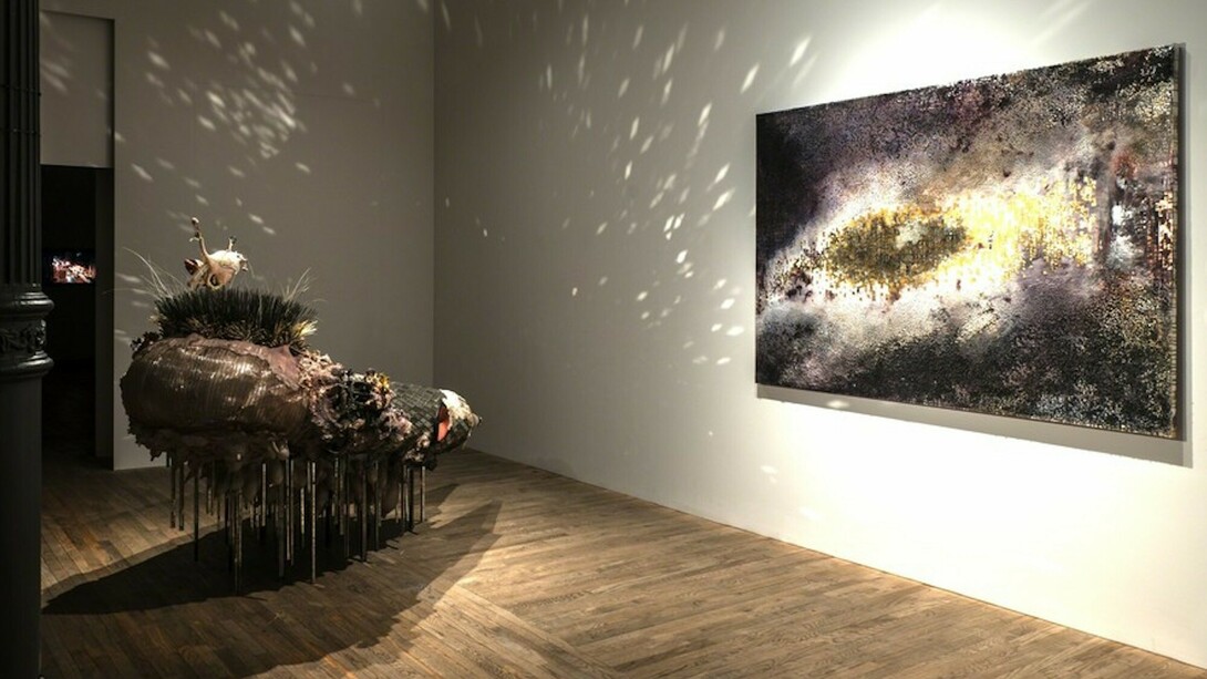 Monica Cook, Milk, Exhibition view. Courtesy of Postmasters Gallery 