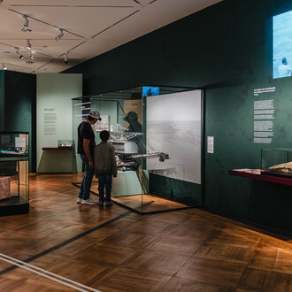 Natur und deutsche geschichte, ausstellungsansicht. Mit freundlicher genehmigung der Bundeskunsthalle