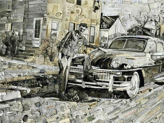 Vik Muniz, New Car, Album, 2014, Digital C-Print