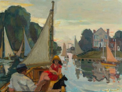 Bernard Lamotte, Vacanses (detail). Courtesy of Vose Galleries