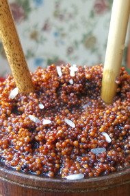 Tongba is a millet-based alcoholic beverage found in the eastern mountainous region of Nepal 