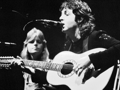 Paul e Linda McCartney in concerto, 1976