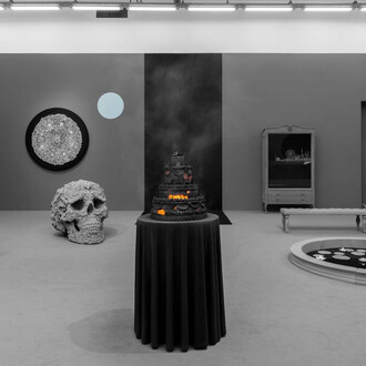 Hans Op, Vanishing point, exhibition view. Courtesy of Almine Rech 