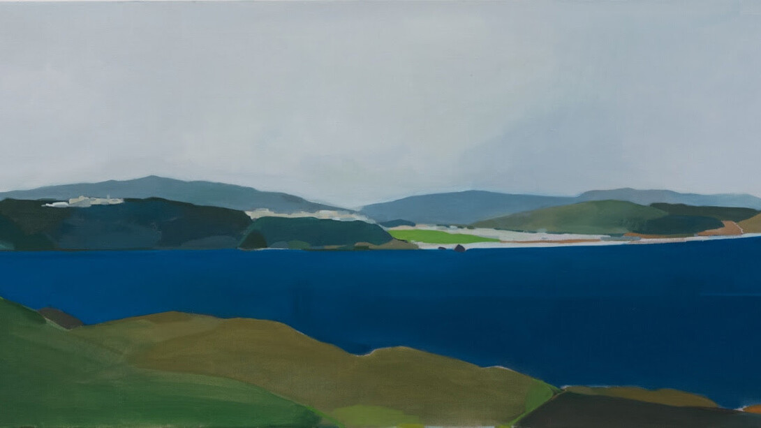 Karen Smidth, Blue tide (detail). Courtesy of Maybaum Gallery