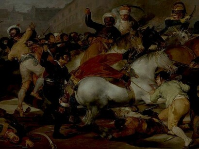 «El dos de mayo de 1808 en Madrid» (1814), Goya 