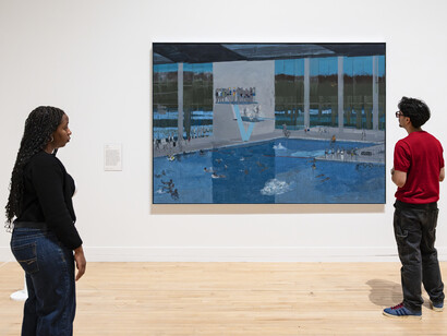 Hurvin Anderson, exhibition view. Courtesy of Tate Britain 