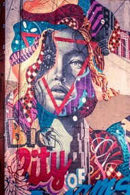Graffiti art in New York City, United States 