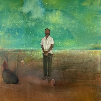 Christopher Samuel Idowu, Aboagye: not a mere mortal (Diptych), 2025. Courtesy of Kó Gallery