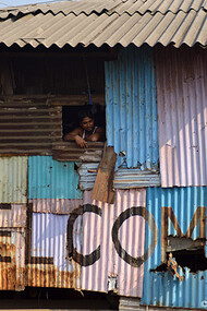 Hut in the slums