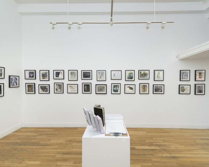The Moleskine Project VI, Exhibition view. Courtesy of Shaun Roberts