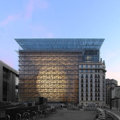 „Europa Gebäude“, Brüssel. Rat der europäischen Union