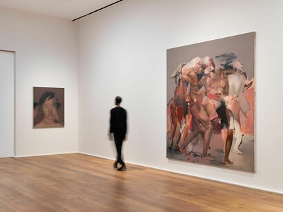 George Rouy, The bleed, part I, exhibition view. Courtesy of Hauser & Wirth 