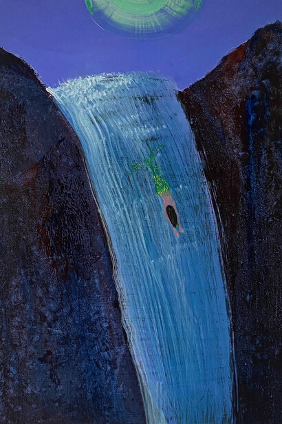 Mary DeVincentis, Downstream (detail), 2025. Courtesy of Freight and Volume Gallery