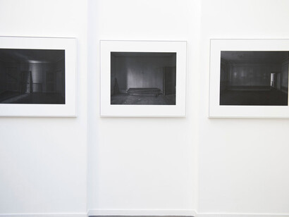 View of the exhibition "ainsi" by Jean-Claude Pondevie, melanie Rio gallery, Paris, 2015