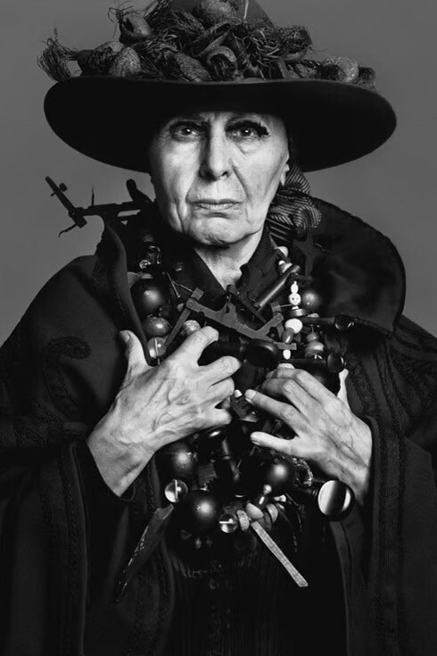 Richard Avedon, Louise Nevelson, sculptor, New York, May 13 (detail), 1975. Courtesy of Montreal Museum of Fine Arts