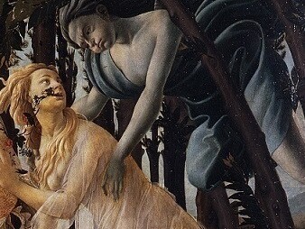 La Primavera di Sandro Botticelli (dettaglio).