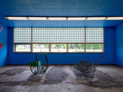 Various artists, The campus. 2025 annual exhibition, exhibition view. Courtesy of James Cohan Gallery