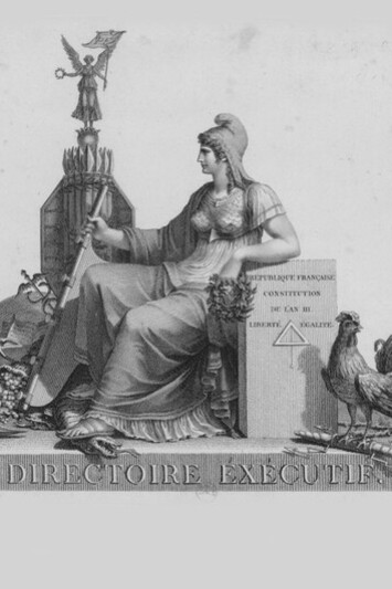 Barthelemy Roger, Jean Claude Naigeon, Directoire Éxécutif, 1795-1798, Bibliothèque Nationale de France, Printed Engraving, 19 x 23.5 cm