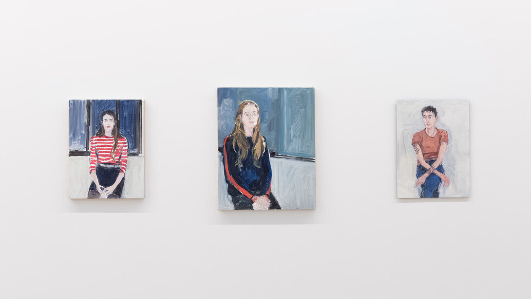 View of Kaleidoscopes: Contemporary Portraiture at Perrotin Hong Kong, 2020. Photo: Ringo Cheung. Courtesy of the artist and Perrotin.