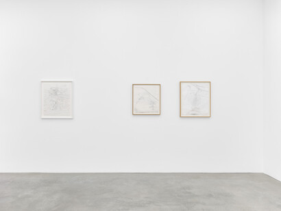 Carol Rhodes, Sites, exhibition view. Courtesy of Alison Jacques Gallery