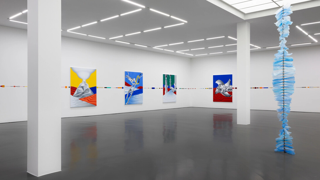 Jac Leirner and Rafa Silvares, Ensemble, exhibition view. Courtesy of Esther Schipper 