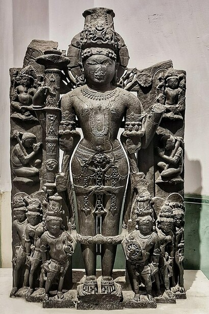 Chaturbhuj Vishnu, 12th Century, Madrampur, Sanganer, Rajasthan, India