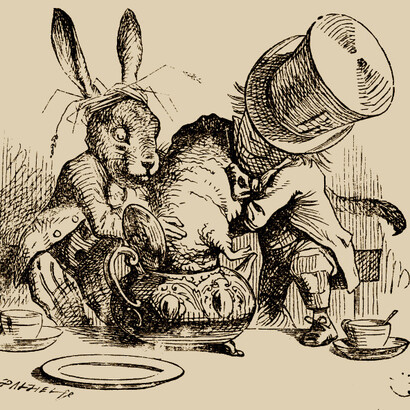 El Sombrerero haciendo de las suyas