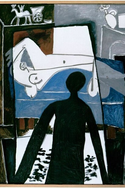 Pablo Picasso, ‘La sombra’, 1953. Óleo sobre lienzo, 129,5 x 96,5 cm. Musée national Picasso, París.